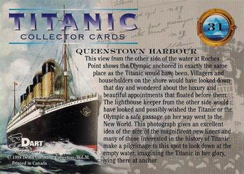 1998 Dart Titanic #31 Queenstown Harbour Back