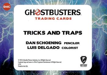 2016 Cryptozoic Ghostbusters - Tricks and Traps #D4C Panel 4 Back