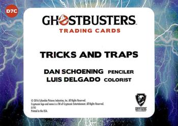 2016 Cryptozoic Ghostbusters - Tricks and Traps #D7C Panel 7 Back