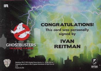 2016 Cryptozoic Ghostbusters - Autographs #IR Ivan Reitman Back