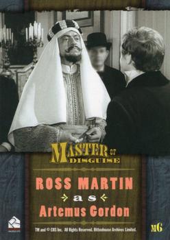 2000 Rittenhouse The Wild Wild West - Master of Disguise #M6 Ross Martin as Artemus Gordon Back