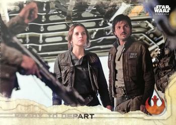 2016 Topps Star Wars Rogue One Series 1 #24 Ready to Depart Front