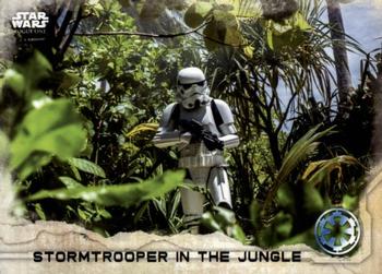 2016 Topps Star Wars Rogue One Series 1 #69 Stormtrooper in the Jungle Front
