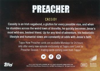 2016 Topps Now Preacher - Promos #NNO Cassidy Back