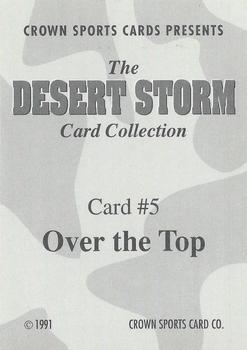 1991 Crown Sports Desert Storm #5 Over the Top Back