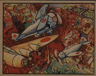1938 Gum Inc. Horrors of War (R69) #4 War Planes Over Tientsin Front