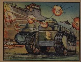 1938 Gum Inc. Horrors of War (R69) #51 Tokyo Tanks in Action at Nanking Front