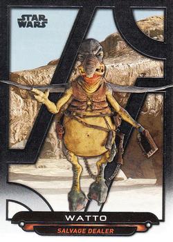 2017 Topps Star Wars: Galactic Files Reborn #TPM-12 Watto Front