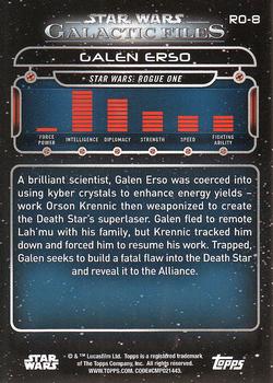 2017 Topps Star Wars: Galactic Files Reborn #RO-8 Galen Erso Back