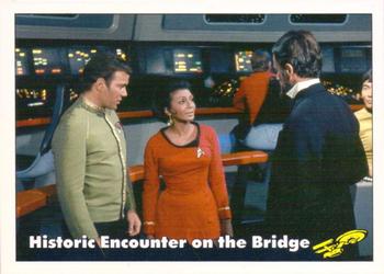 2013 Abrams Star Trek Book Bonus Cards #1 of 4 Historic Encounter on the Bridge Front