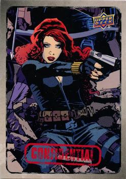 2015 Upper Deck Marvel Dossier #6 Black Widow Front