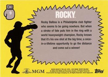 2016 Topps Rocky 40th Anniversary #9 Museum Steps Back