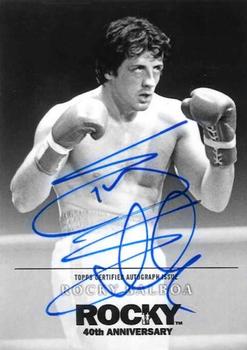 2016 Topps Rocky 40th Anniversary #SSAU2 Sylvester Stallone Front
