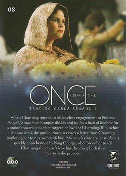 2014 Cryptozoic Once Upon a Time Season 1 #8 What the Heart Wants Back