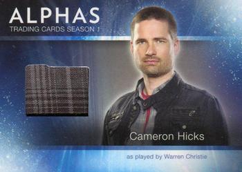 2013 Cryptozoic Alphas Season 1 - Wardrobe #M4 Cameron Hicks Front