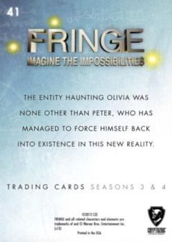 2013 Cryptozoic Fringe Seasons 3 & 4 #41 Emergence Back