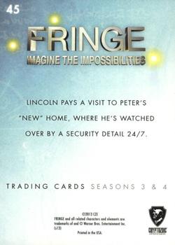 2013 Cryptozoic Fringe Seasons 3 & 4 #45 Bachelor Pad Back