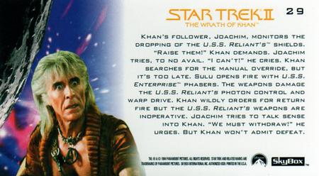 1994 SkyBox Star Trek II The Wrath of Khan Cinema Collection #29 