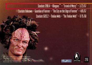 1996 SkyBox 30 Years of Star Trek Phase Three #276 3198.4 - 5693.2 Back