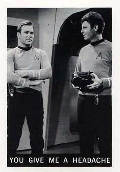 1967 Leaf Star Trek #59 You Give Me a Headache Front