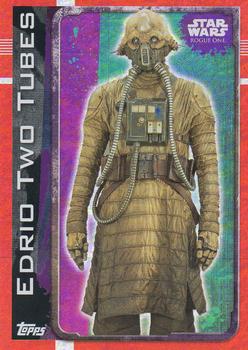 2016 Topps Star Wars Rogue One (UK Version) #191 Edrio Two Tubes Front