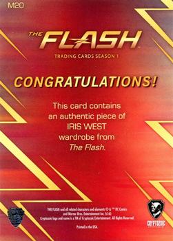 2016 Cryptozoic The Flash Season 1 - Wardrobe/Prop #M20 Iris West Back