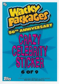 2017 Topps Wacky Packages 50th Anniversary #6 Kylie Jenner Bee Pollen Lip Balm Back