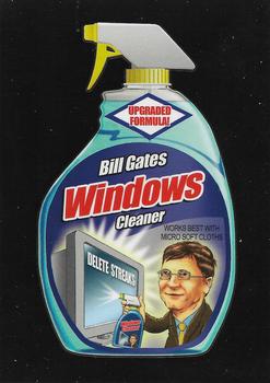 2017 Topps Wacky Packages 50th Anniversary #9 Bill Gates Windows Cleaner Front