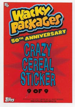 2017 Topps Wacky Packages 50th Anniversary #9 Laff Back