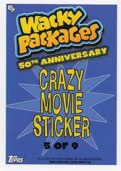 2017 Topps Wacky Packages 50th Anniversary #5 CheeZillas Back