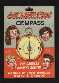 2017 Topps Wacky Packages 50th Anniversary #8 One Direction Compass Front