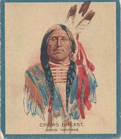1934 Papoose Gum Indians (V254) #11 Crow's Breast Front