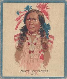 1934 Papoose Gum Indians (V254) #25 John Yellow Flower Front