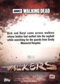 2016 Topps The Walking Dead Season 5 - Walkers #W-1 Walker Back
