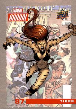 2016 Upper Deck Marvel Annual #87 Tigra Front