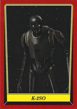 2016 Topps Star Wars Rogue One: Mission Briefing - Base Expansion #E-3 K-2SO Front