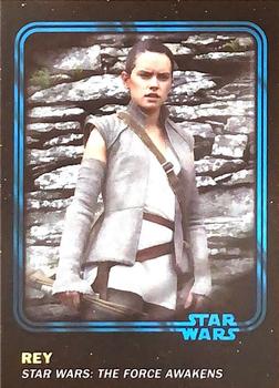 2016 Topps Star Wars Card Trader - Blue #45 Rey Front