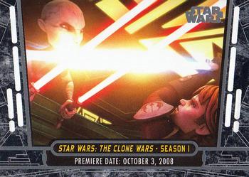 2017 Topps Star Wars 40th Anniversary #10 Star Wars: The Clone Wars - Season 1 Front