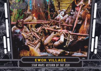 2017 Topps Star Wars 40th Anniversary #37 Ewok Village Front