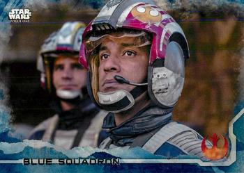 2016 Topps Star Wars Rogue One Series 1 - Blue Squad #37 Blue Squadron Front