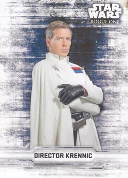 2016 Topps Star Wars Rogue One Series 1 - Character Stickers #NNO Director Krennic Front
