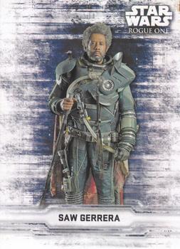 2016 Topps Star Wars Rogue One Series 1 - Character Stickers #NNO Saw Gerrera Front