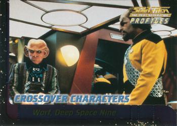 2000 SkyBox Star Trek The Next Generation Profiles - Crossover Characters #C2 Worf Front