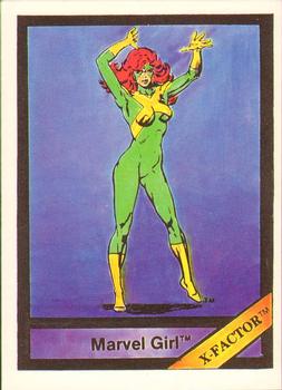 1987 Comic Images Marvel Universe I #2 Marvel Girl Front