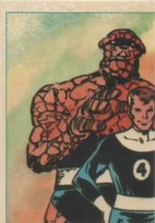 1984 Leaf Marvel Super Heroes Secret Wars Stickers #9 Fantastic Four Front