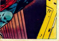 1984 Leaf Marvel Super Heroes Secret Wars Stickers #43 Spider-Man Front