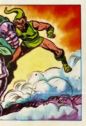 1984 Leaf Marvel Super Heroes Secret Wars Stickers #93 Doctor Doom Front