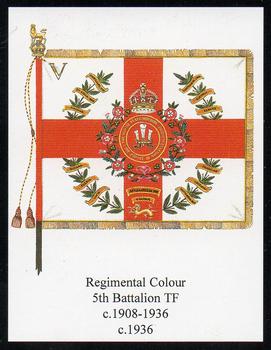 2008 Regimental Colours : The North Staffordshire Regiment (The Prince of Wales's) 2nd Series #5 Regimental Colour 6th Battalion TF c.1910-1962 Front