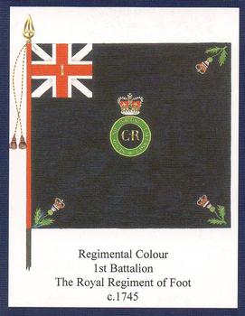 2007 Regimental Colours : The Royal Scots (The Royal Regiment) 2nd Series #2 Regimental Colour 1st Battalion c.1745 Front