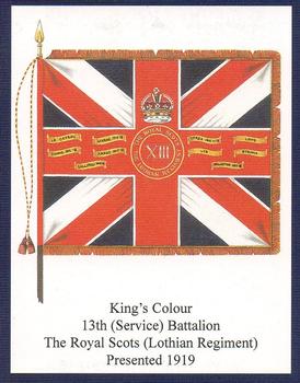 2007 Regimental Colours : The Royal Scots (The Royal Regiment) 2nd Series #6 King's Colour 13th (Service) Battalion c.1922 Front